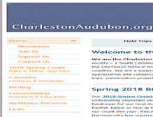 Tablet Screenshot of charlestonaudubon.org